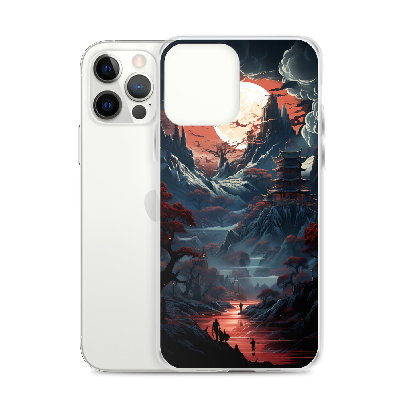 iPhone Case - Ancient Temple in Moonlight