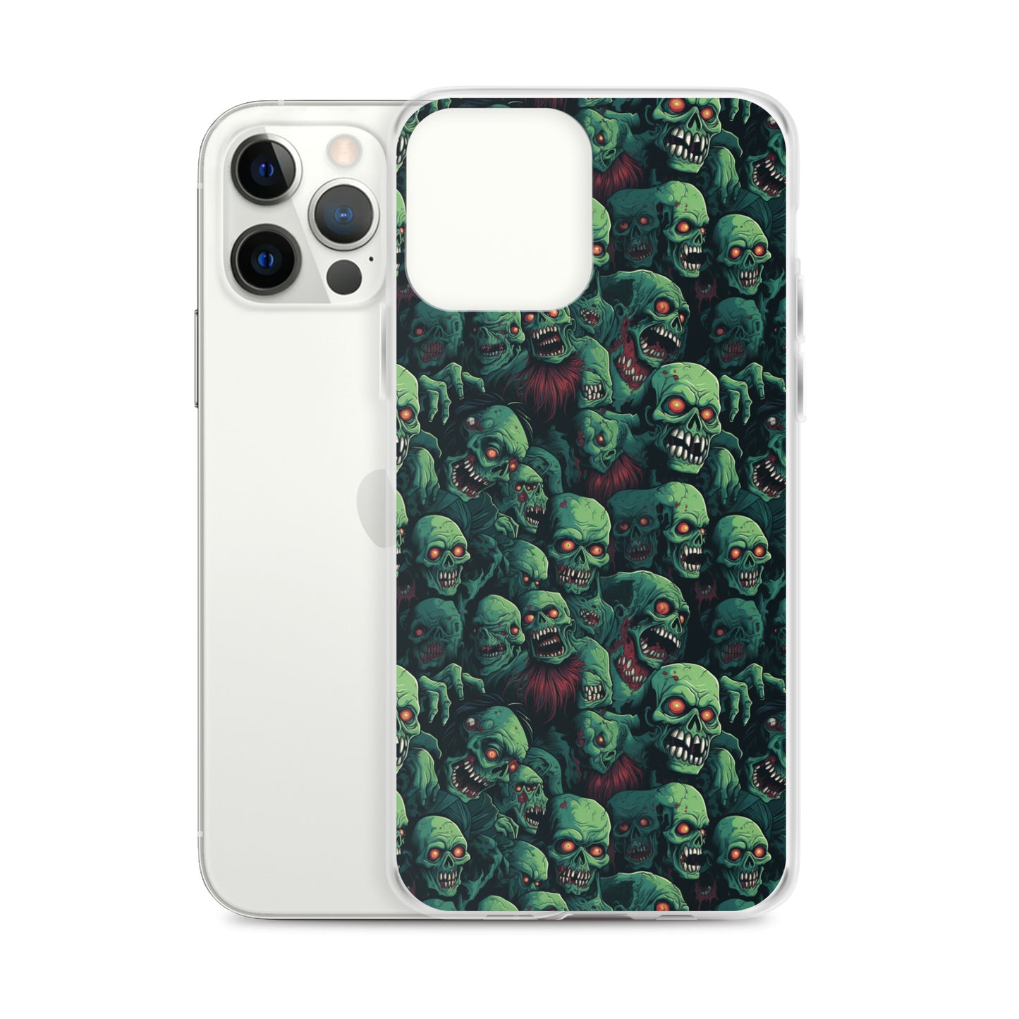 iPhone Case - Red Eyed Zombie Skulls