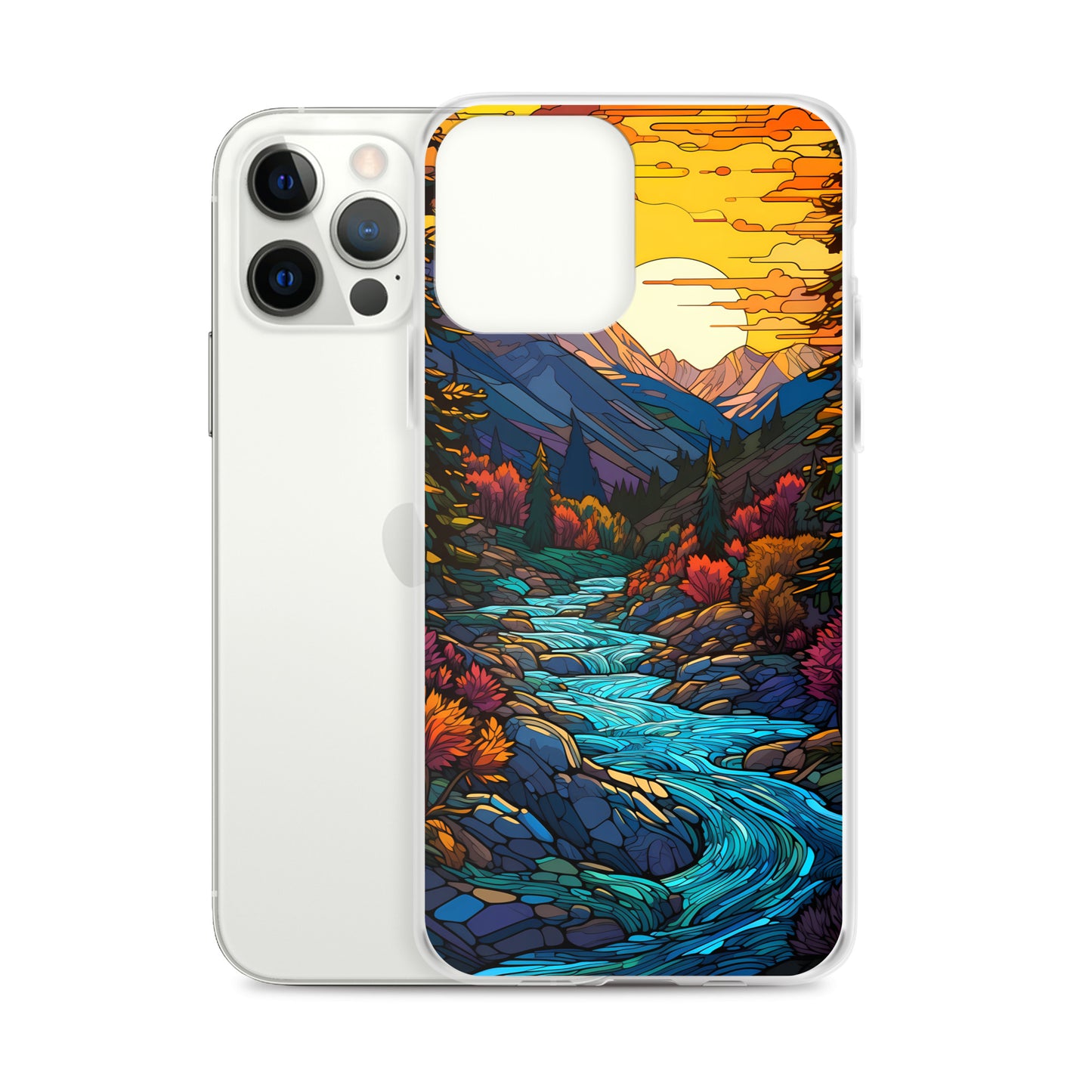 iPhone Case - Mountain River Mosaic