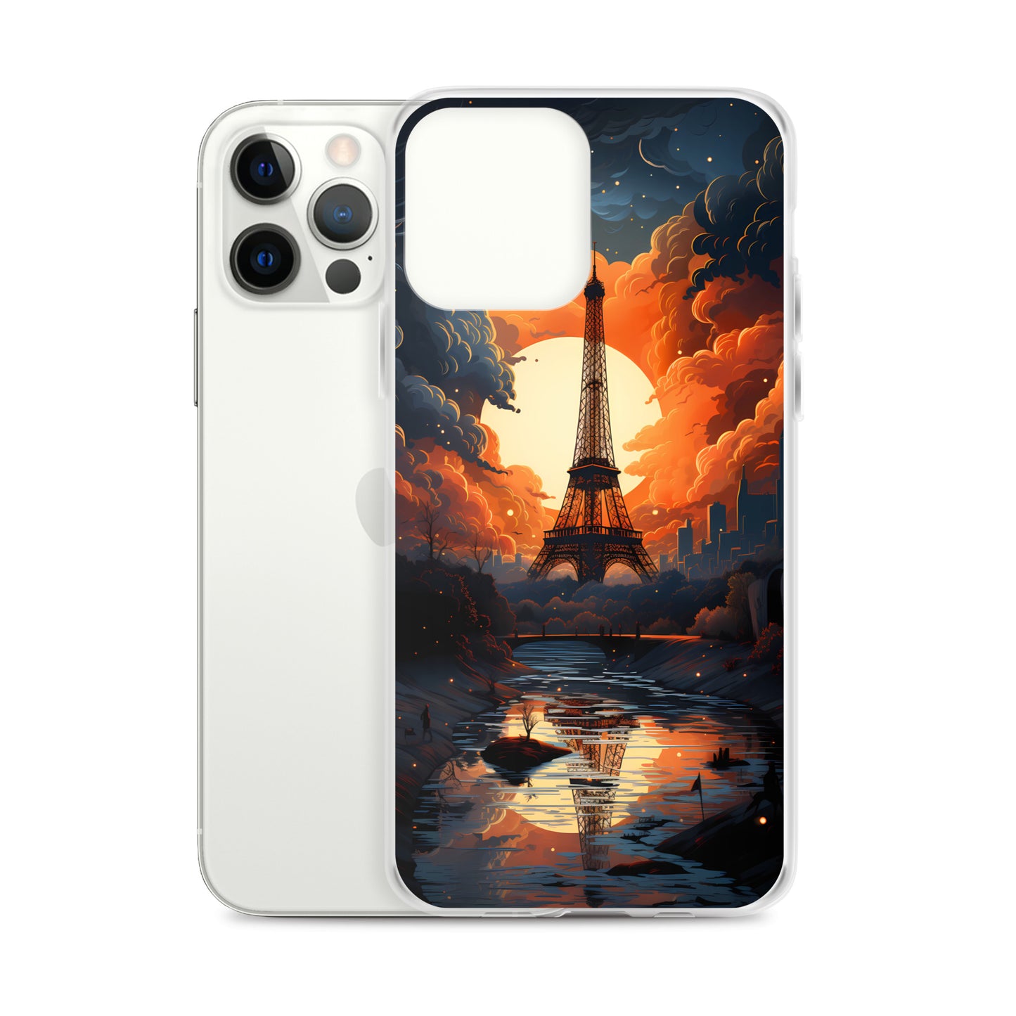 iPhone Case - Eiffel Tower at Dusk