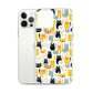 iPhone Case - Abstract Cats Pattern