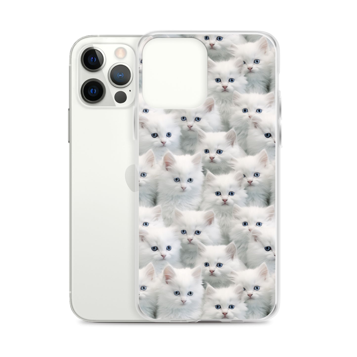 iPhone Case - Cute White Kittens