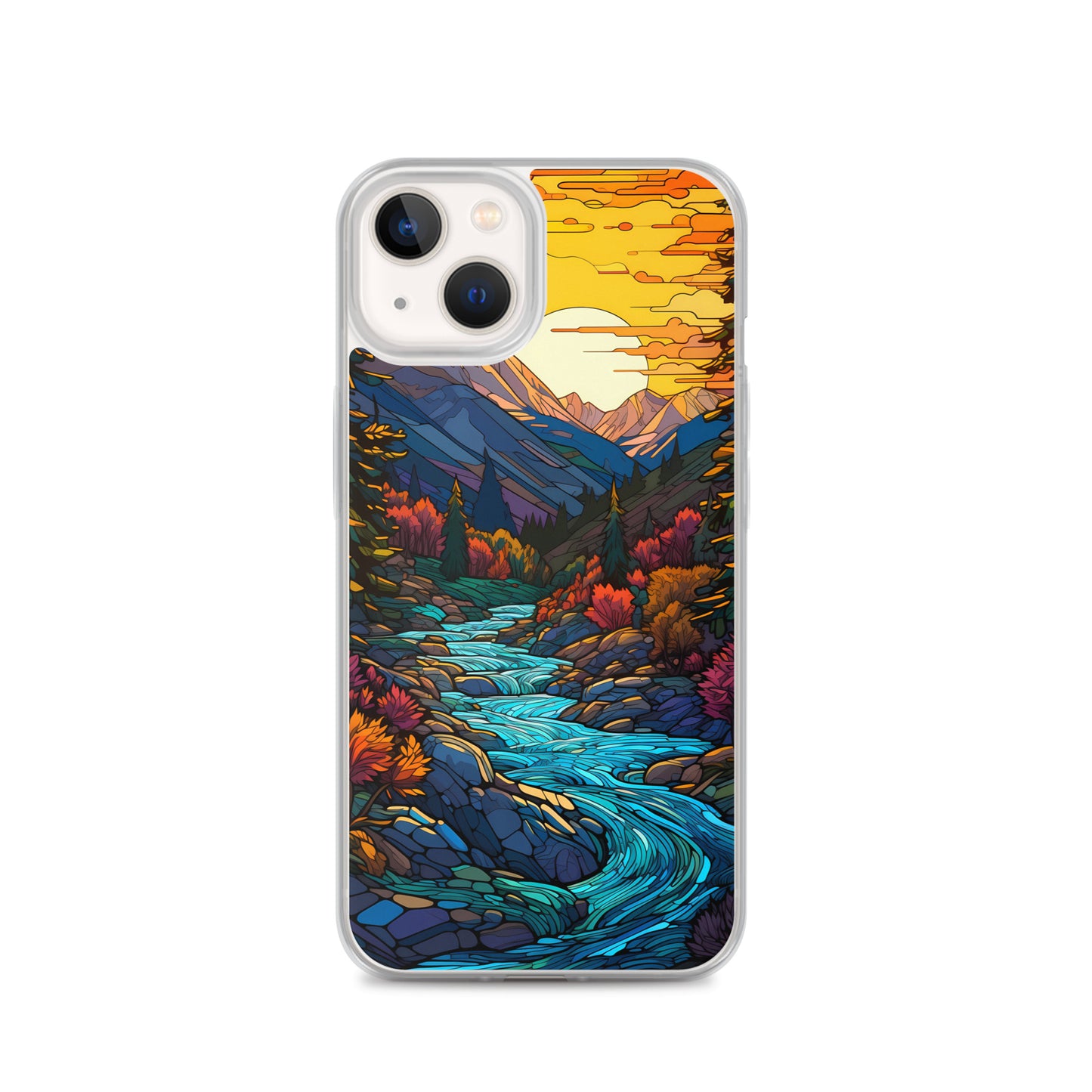 iPhone Case - Mountain River Mosaic