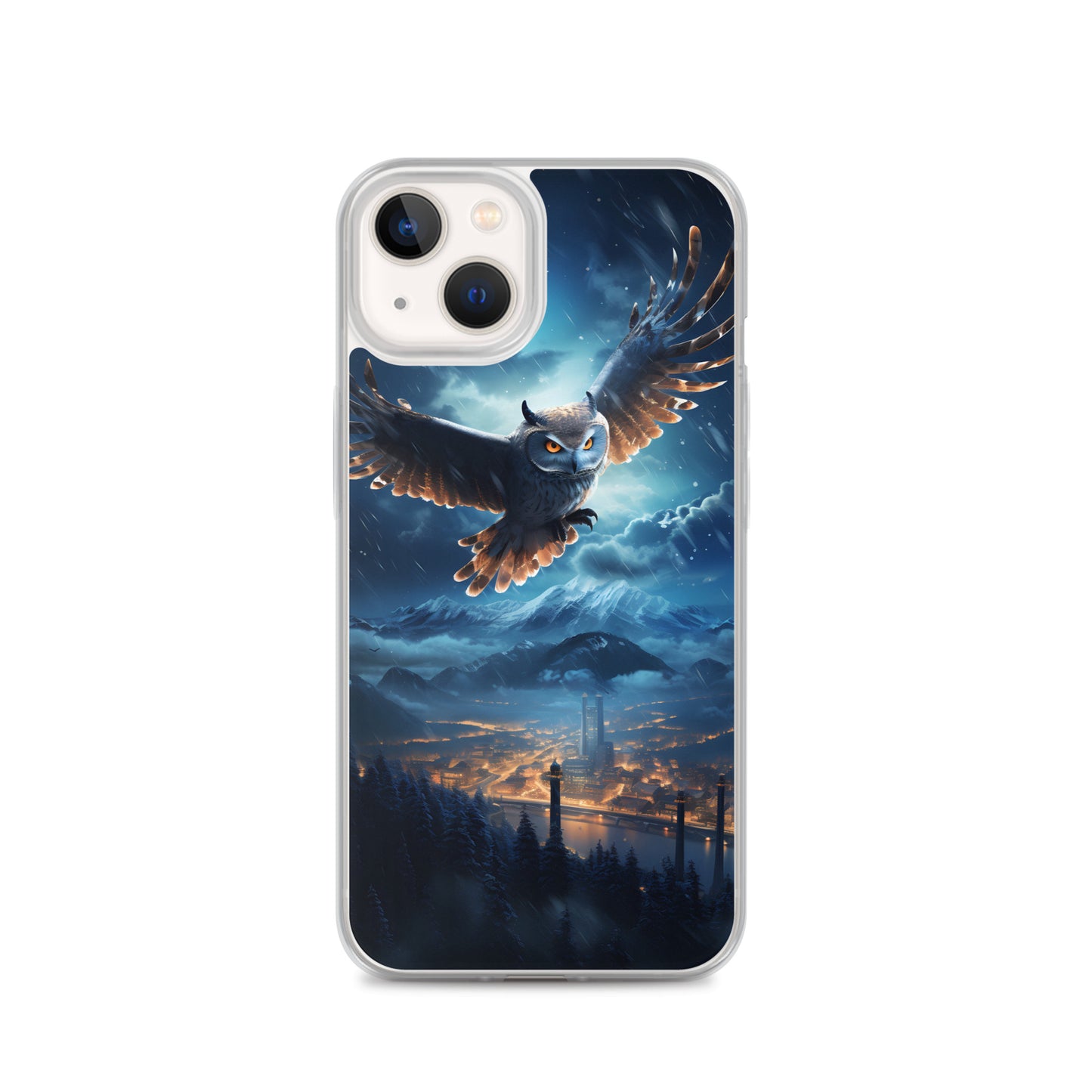 iPhone Case - Night Owl Over City