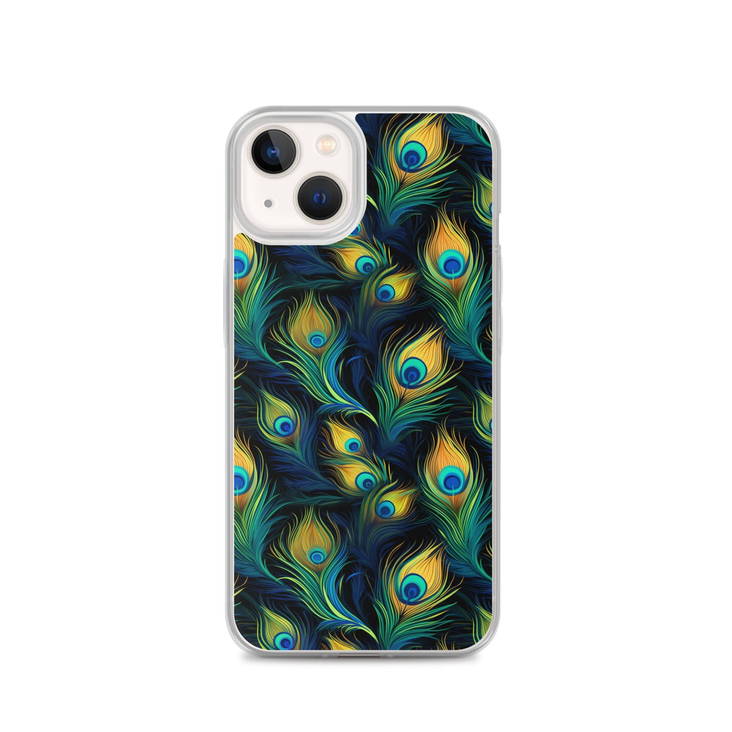 iPhone Case - Peacock Feather Pattern