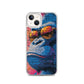 iPhone Case - Blue Gorilla Graffiti Art