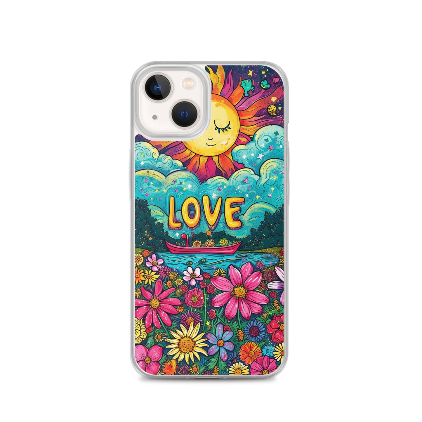 iPhone Case - Cosmic Bloom of Affection