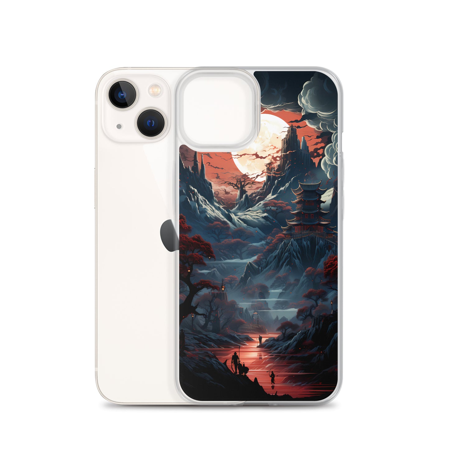 iPhone Case - Ancient Temple in Moonlight