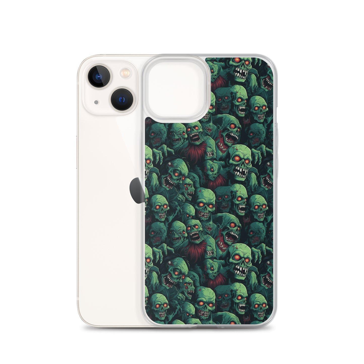 iPhone Case - Red Eyed Zombie Skulls