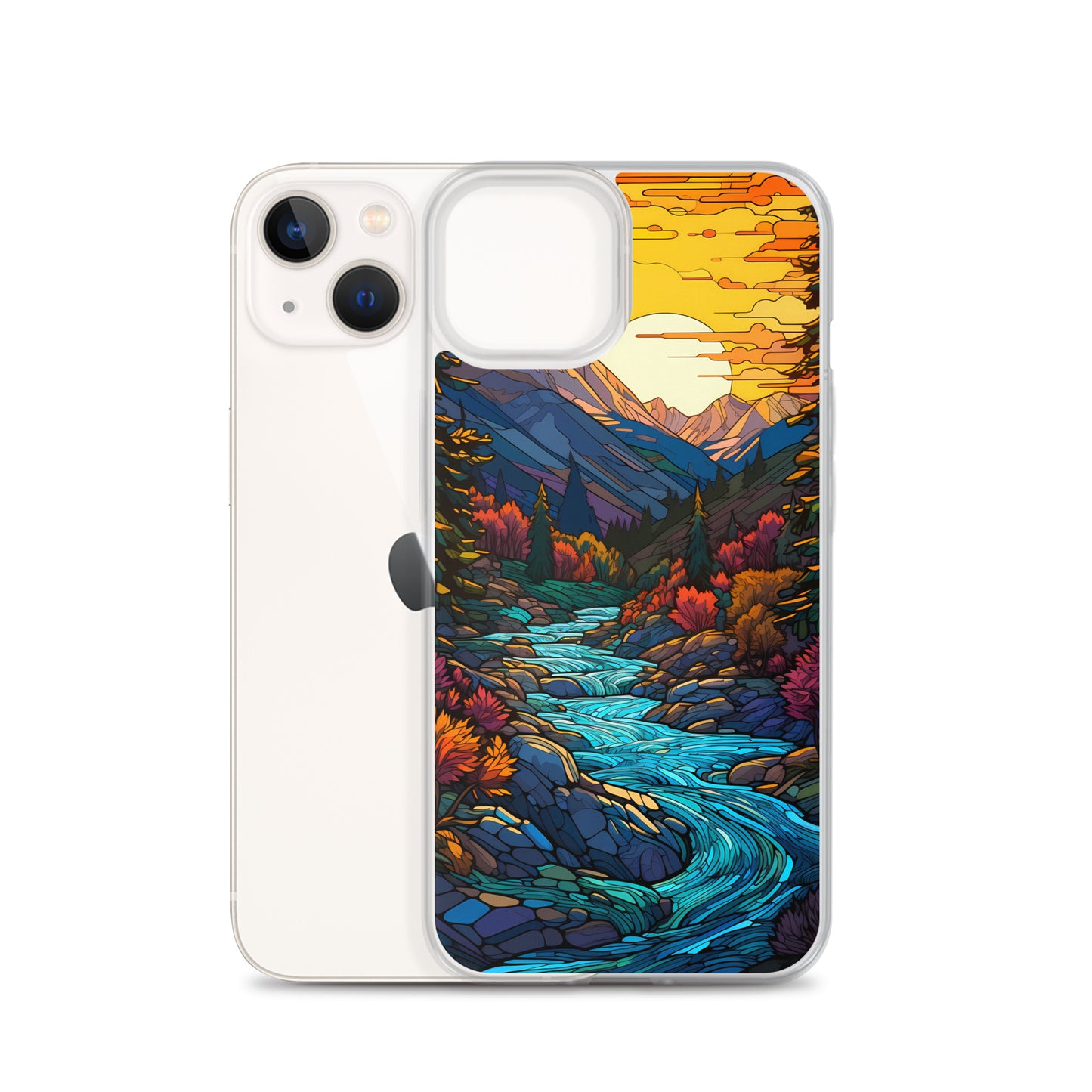 iPhone Case - Mountain River Mosaic