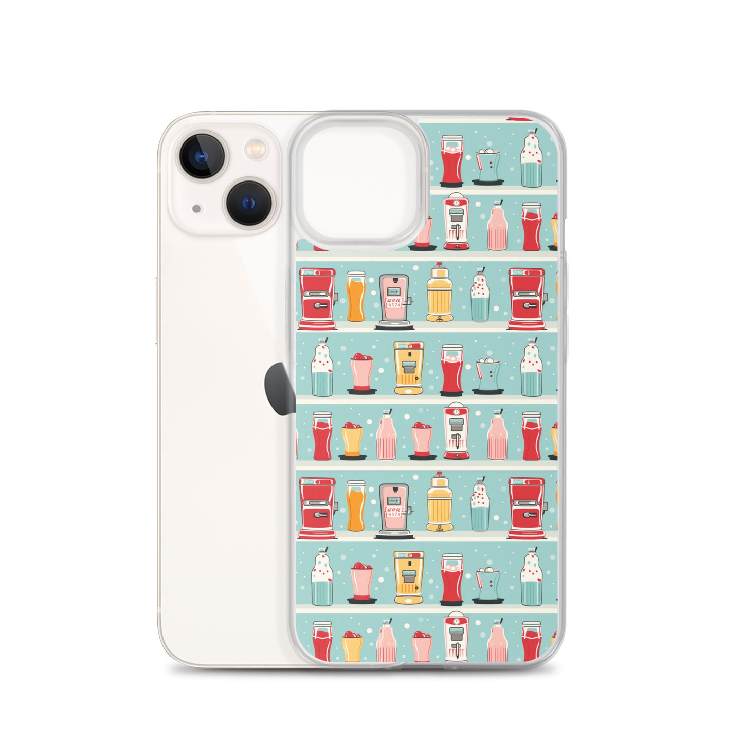 iPhone Case - Retro Soda Fountain Shelves