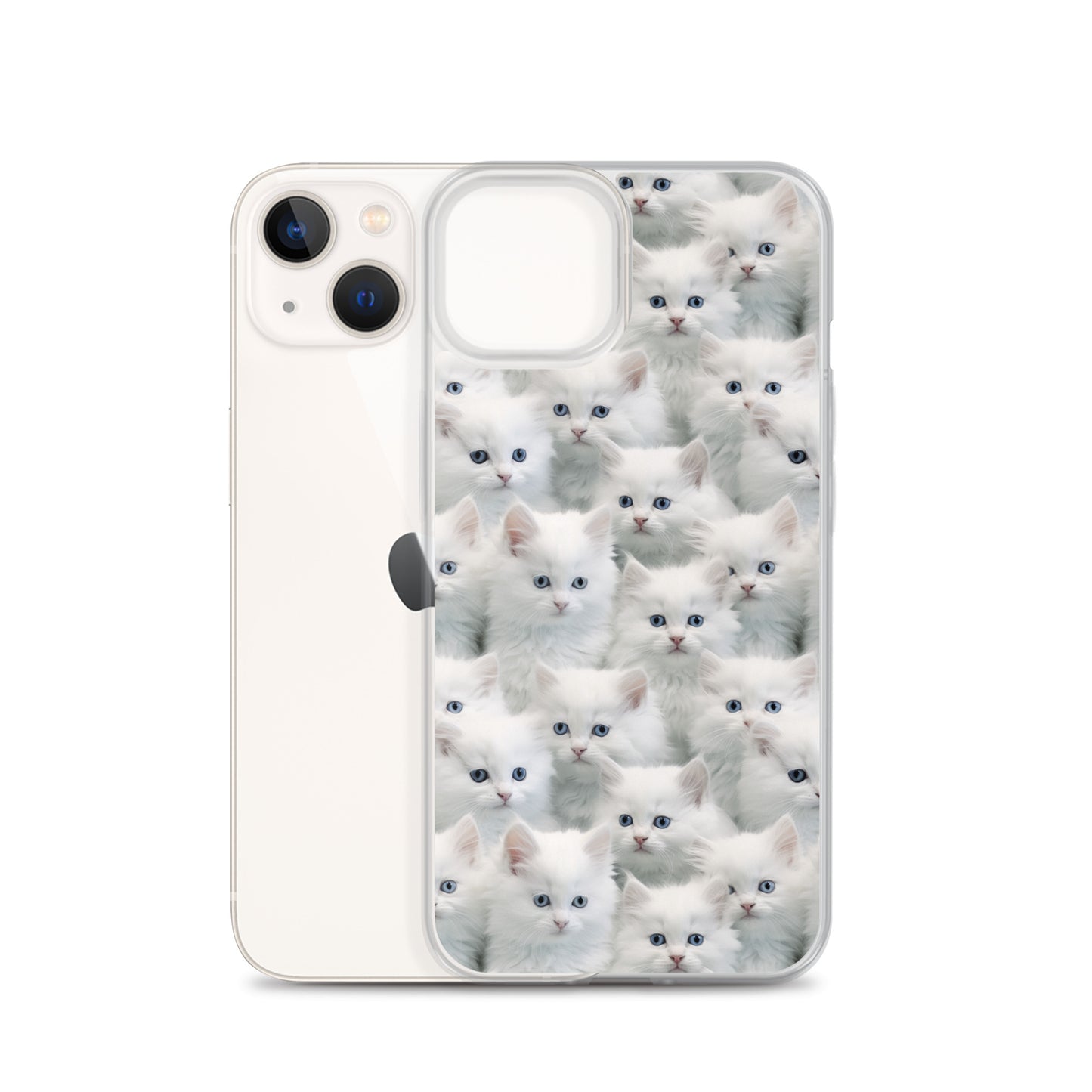 iPhone Case - Cute White Kittens