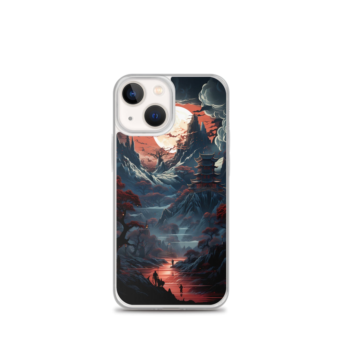 iPhone Case - Ancient Temple in Moonlight