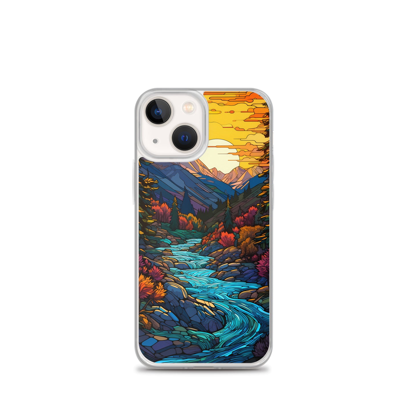 iPhone Case - Mountain River Mosaic