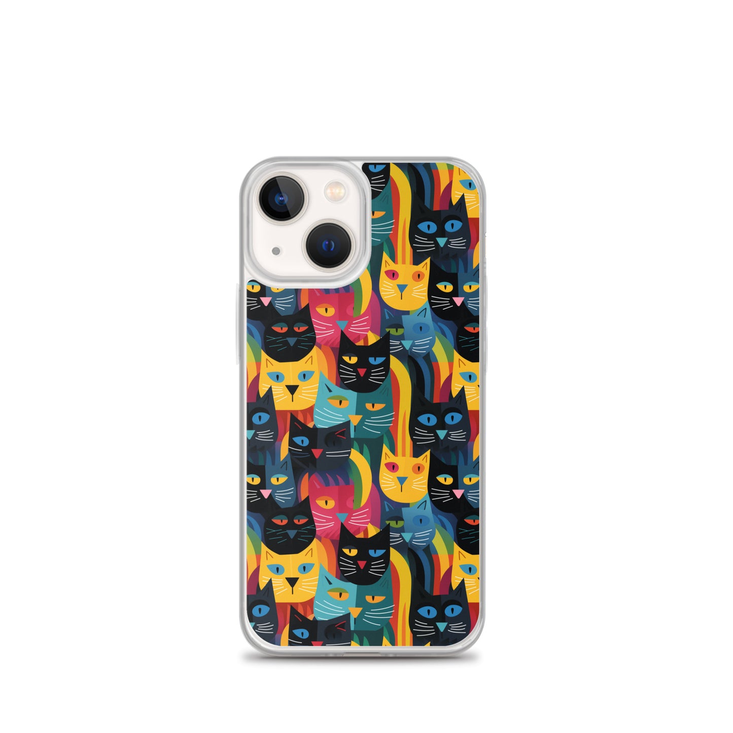 iPhone Case - Colorful Cats Pattern