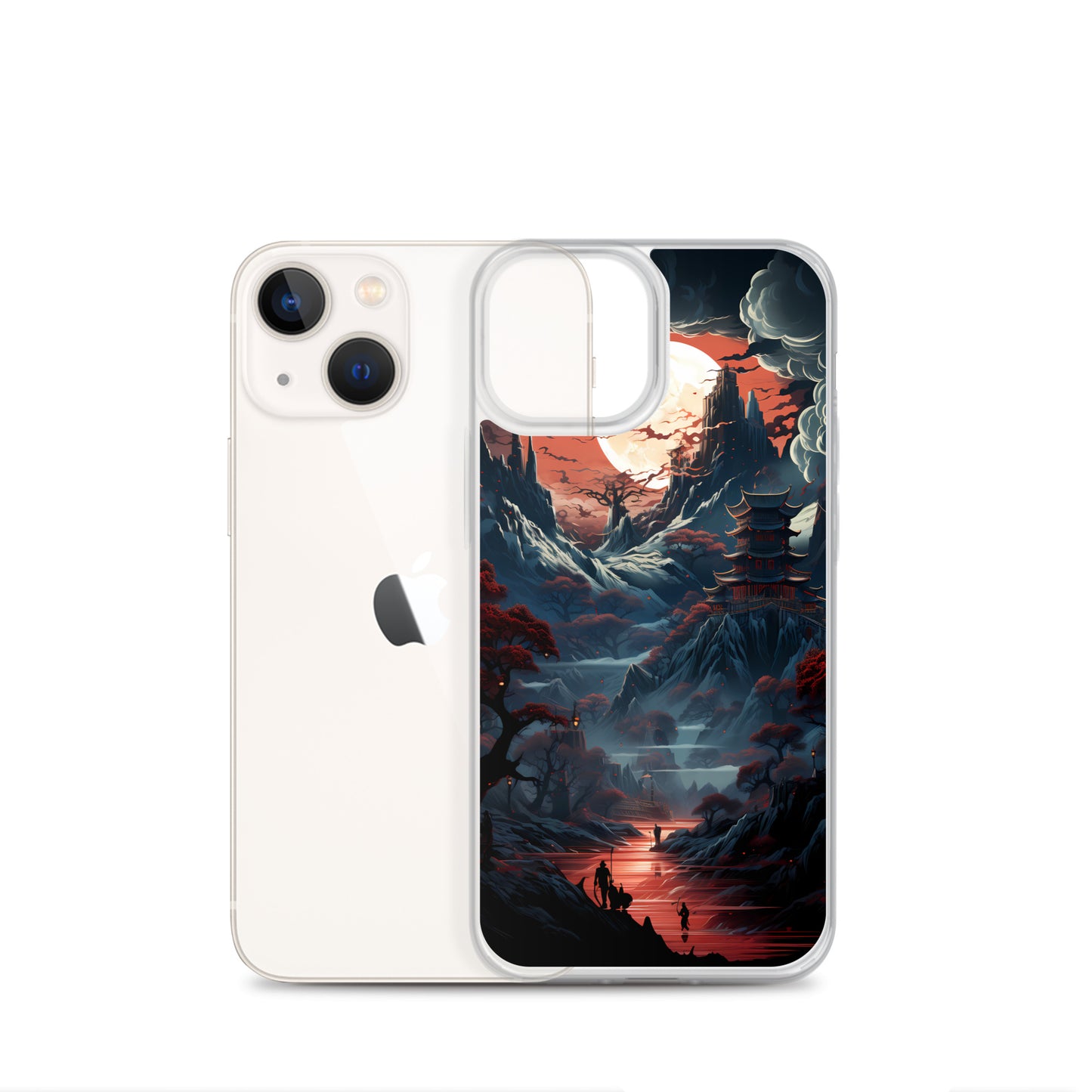 iPhone Case - Ancient Temple in Moonlight