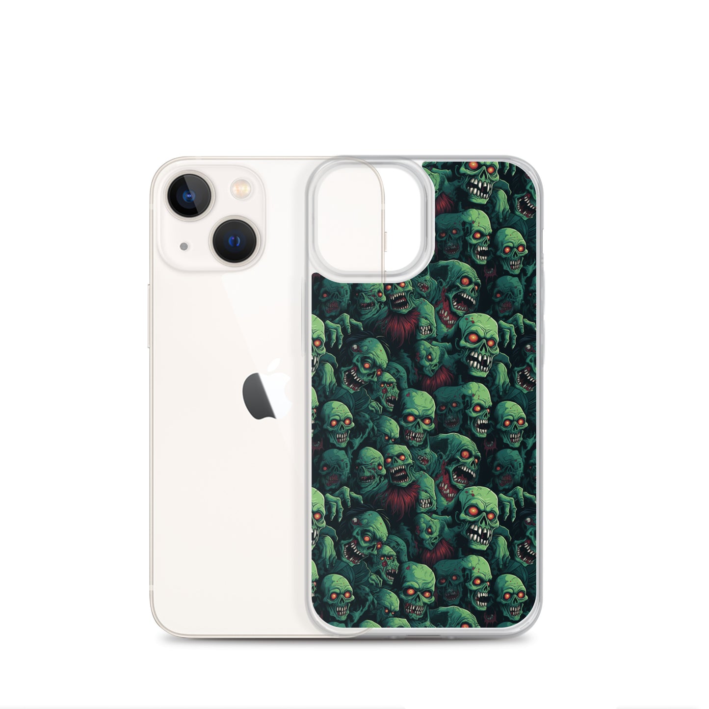 iPhone Case - Red Eyed Zombie Skulls