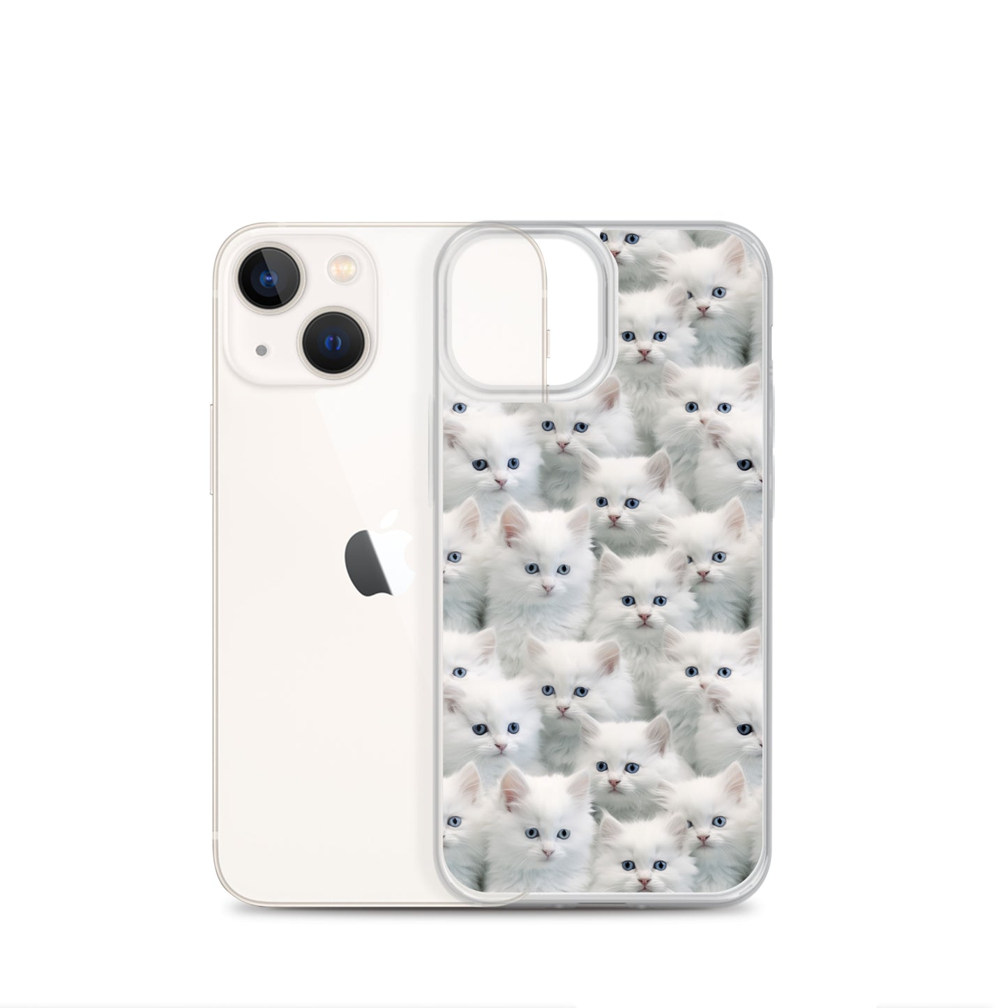 iPhone Case - Cute White Kittens