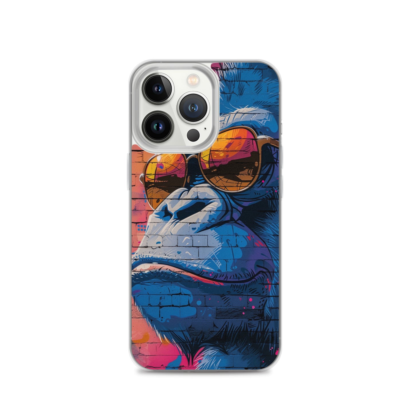 iPhone Case - Blue Gorilla Graffiti Art