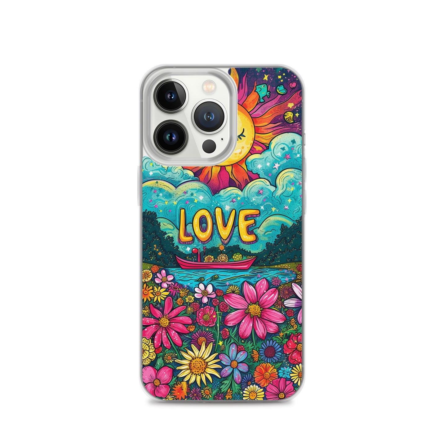 iPhone Case - Cosmic Bloom of Affection