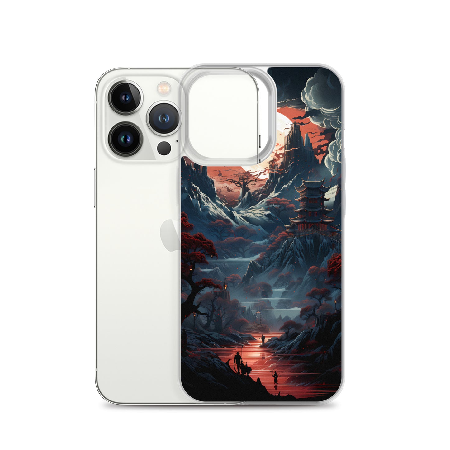 iPhone Case - Ancient Temple in Moonlight