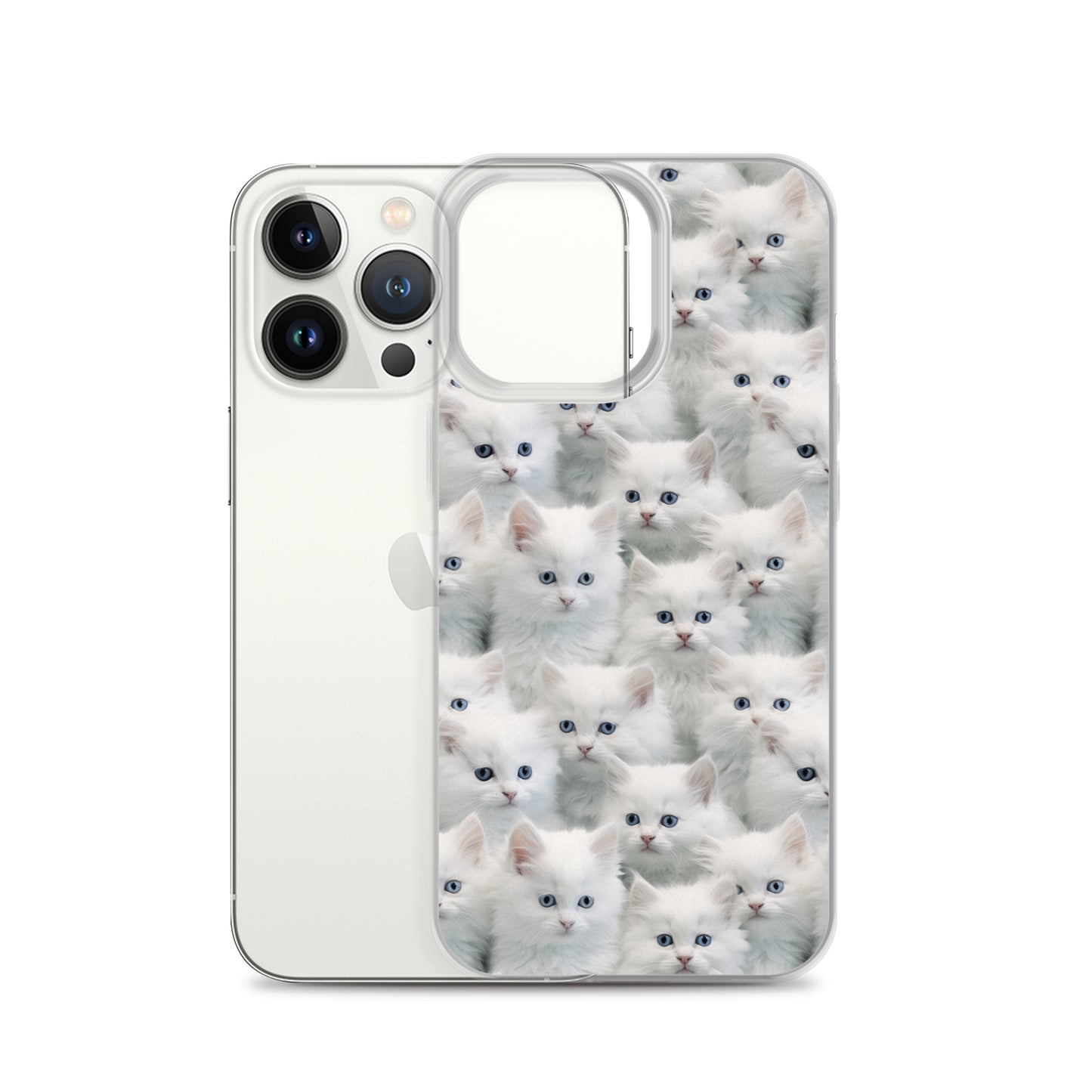 iPhone Case - Cute White Kittens