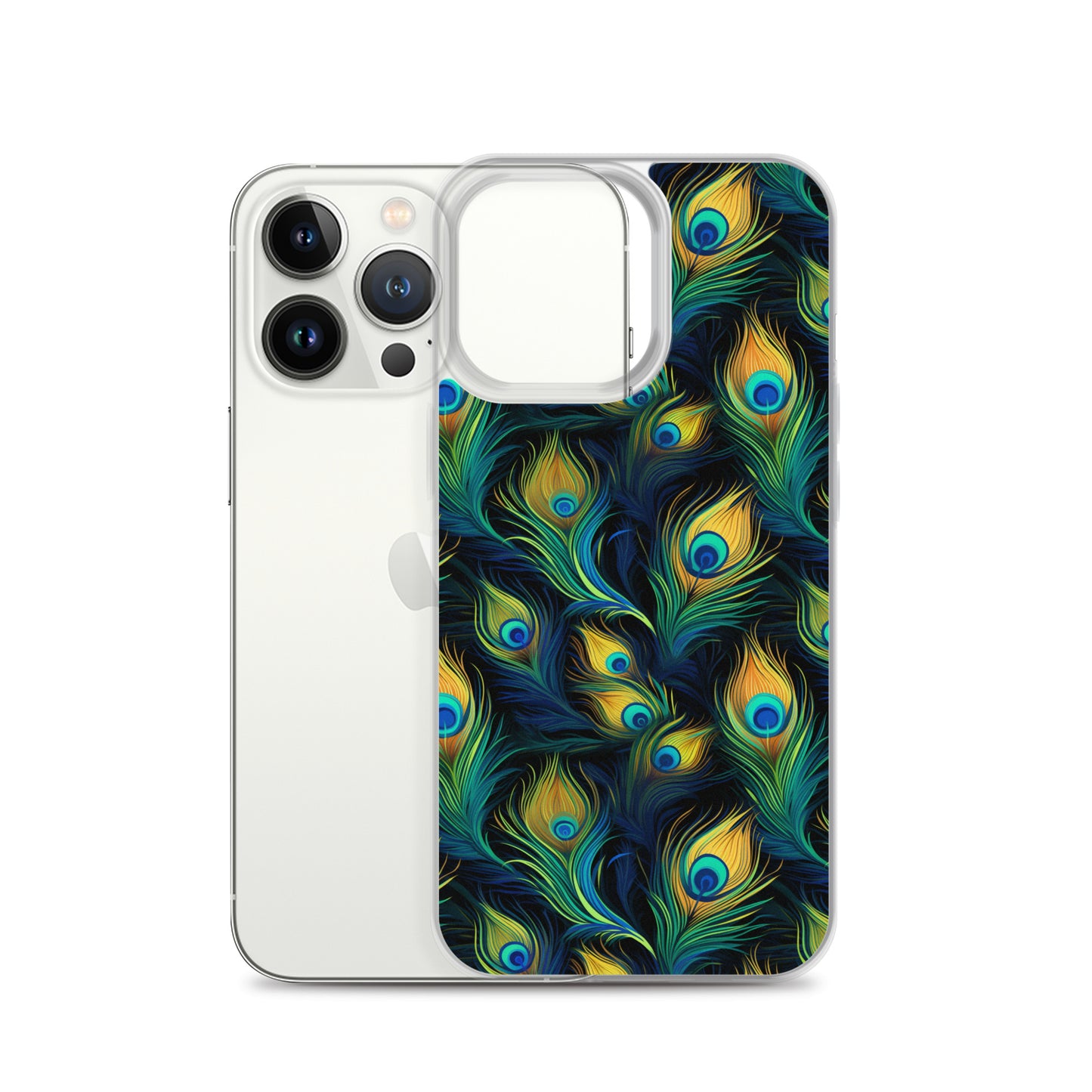 iPhone Case - Peacock Feather Pattern