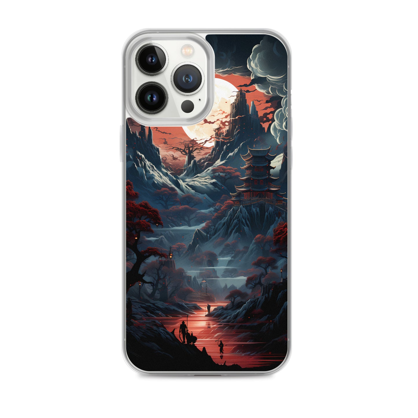 iPhone Case - Ancient Temple in Moonlight