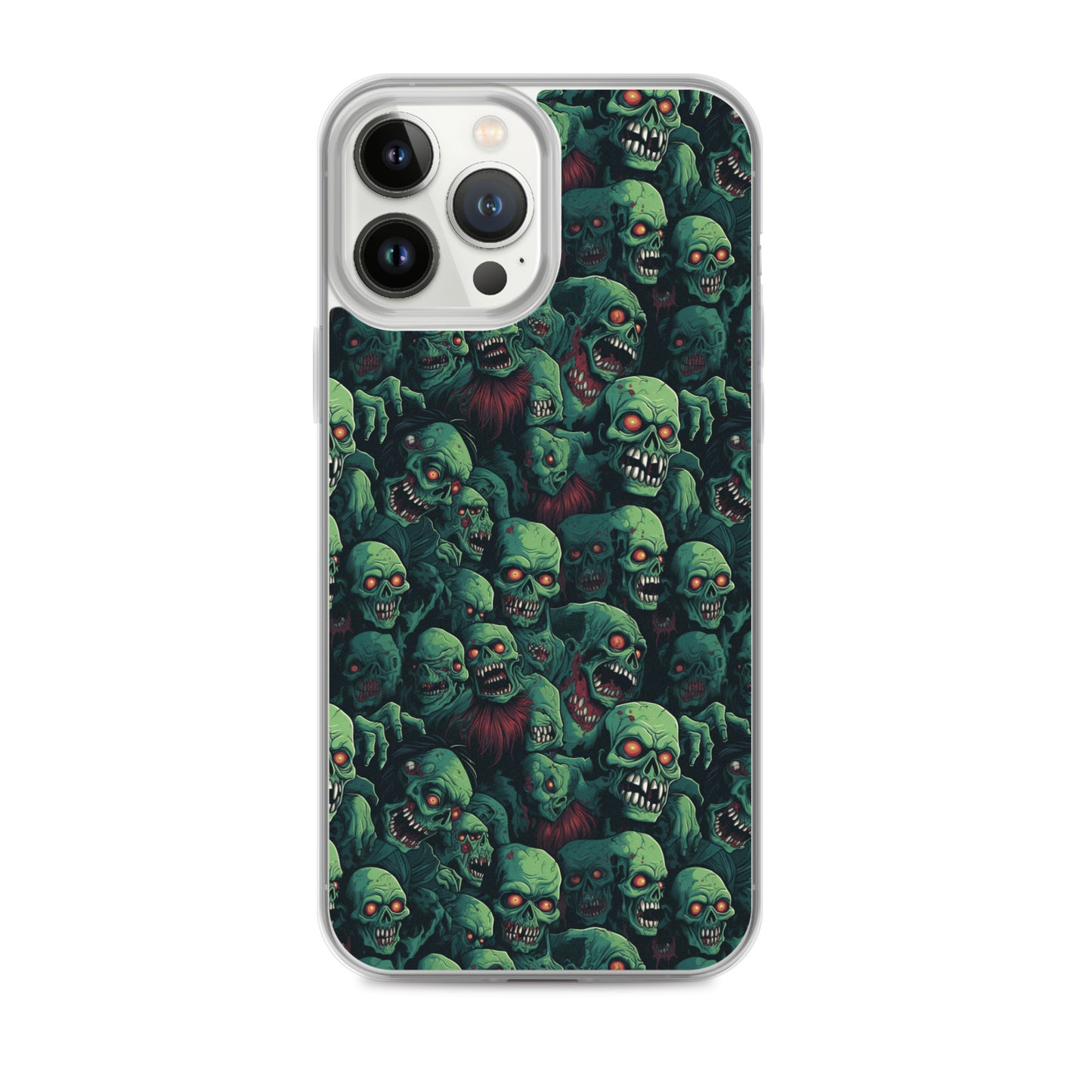 iPhone Case - Red Eyed Zombie Skulls