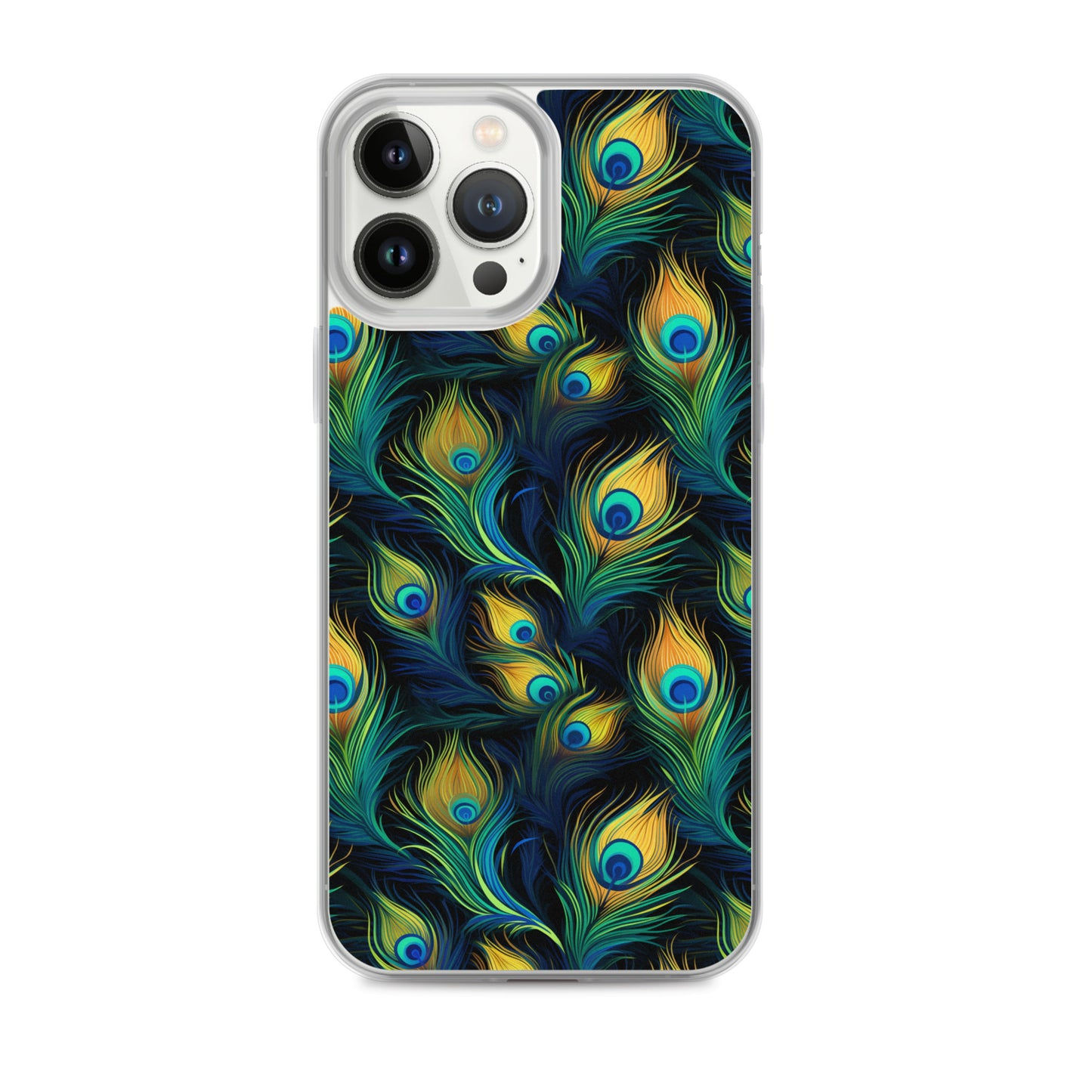 iPhone Case - Peacock Feather Pattern