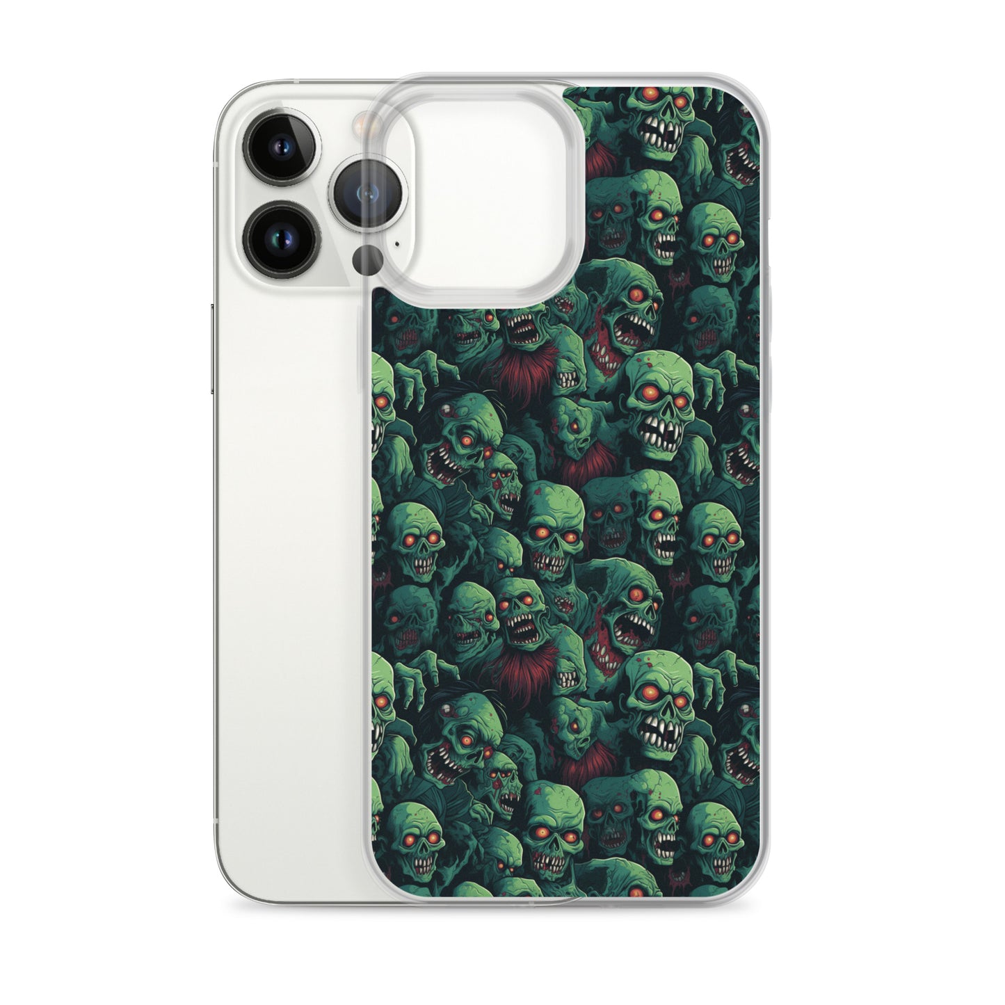 iPhone Case - Red Eyed Zombie Skulls