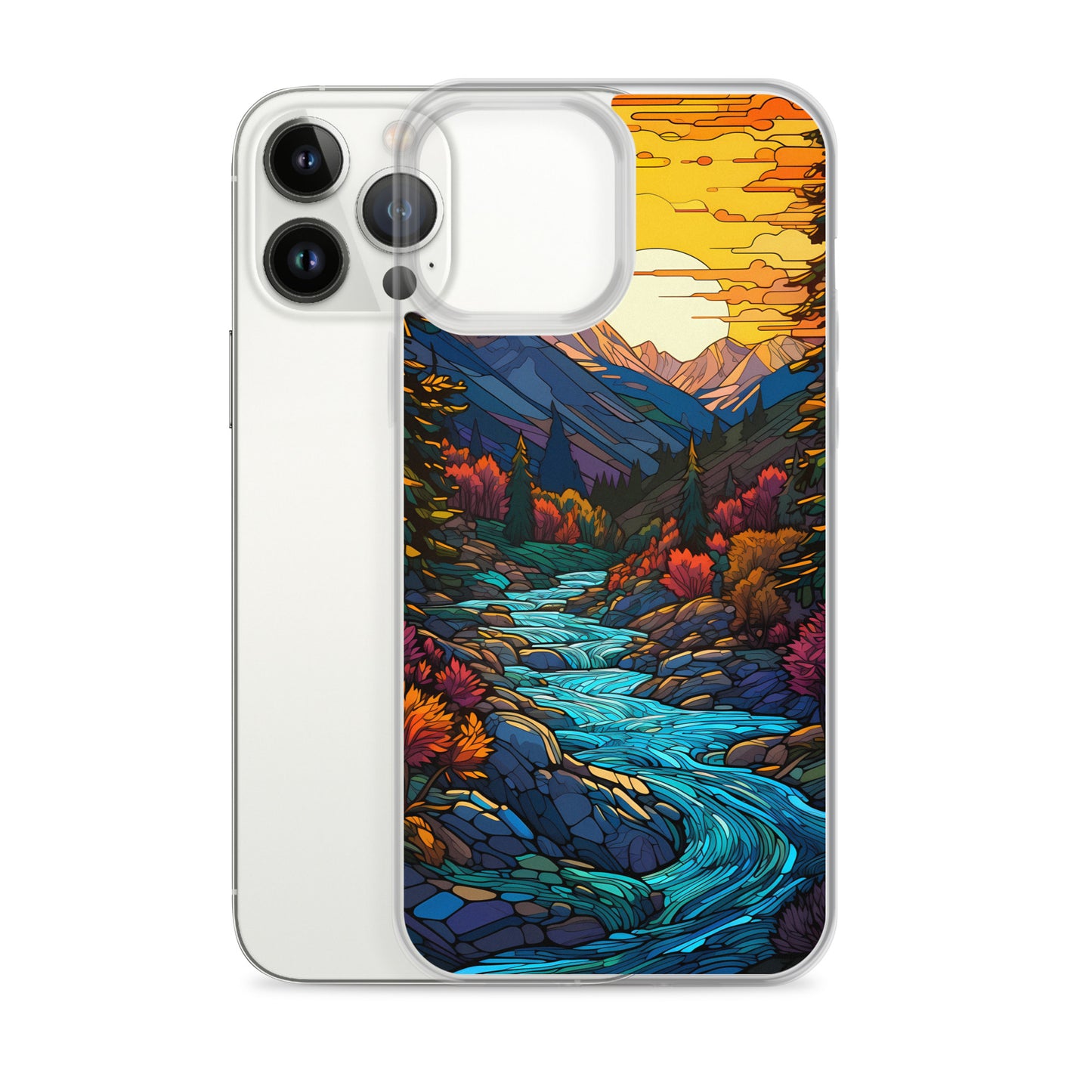 iPhone Case - Mountain River Mosaic