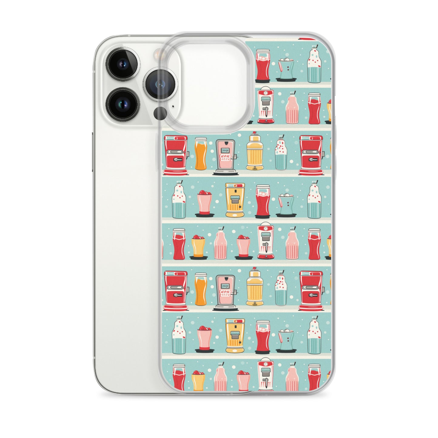 iPhone Case - Retro Soda Fountain Shelves