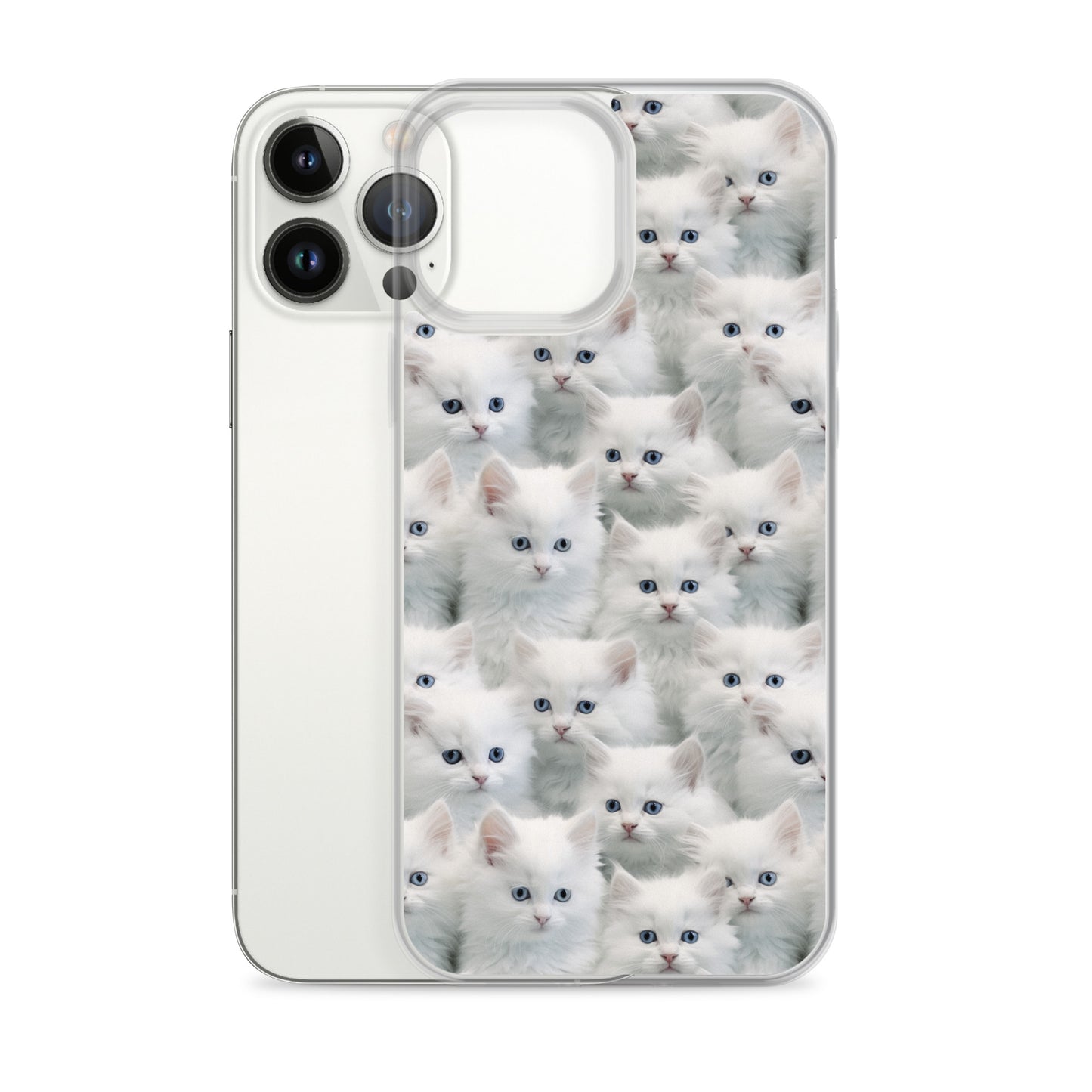 iPhone Case - Cute White Kittens