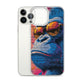 iPhone Case - Blue Gorilla Graffiti Art