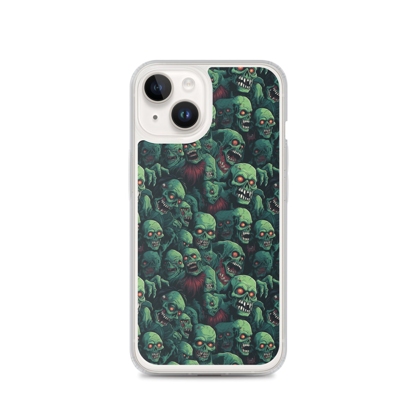 iPhone Case - Red Eyed Zombie Skulls