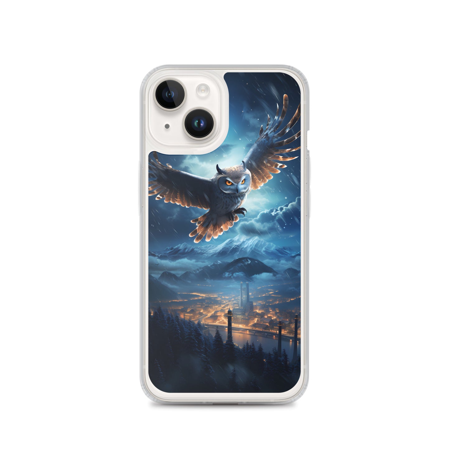 iPhone Case - Night Owl Over City