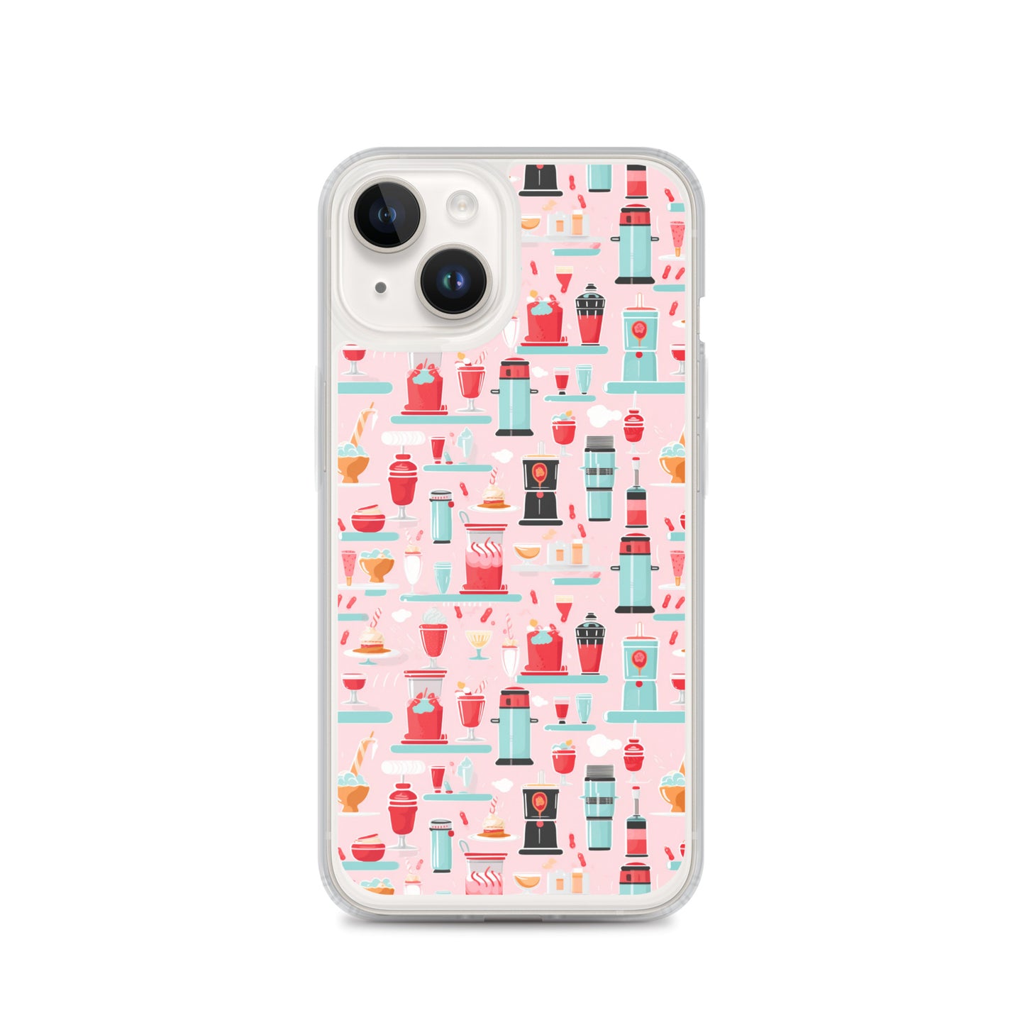 iPhone Case - Vintage Pink Soda Fountain