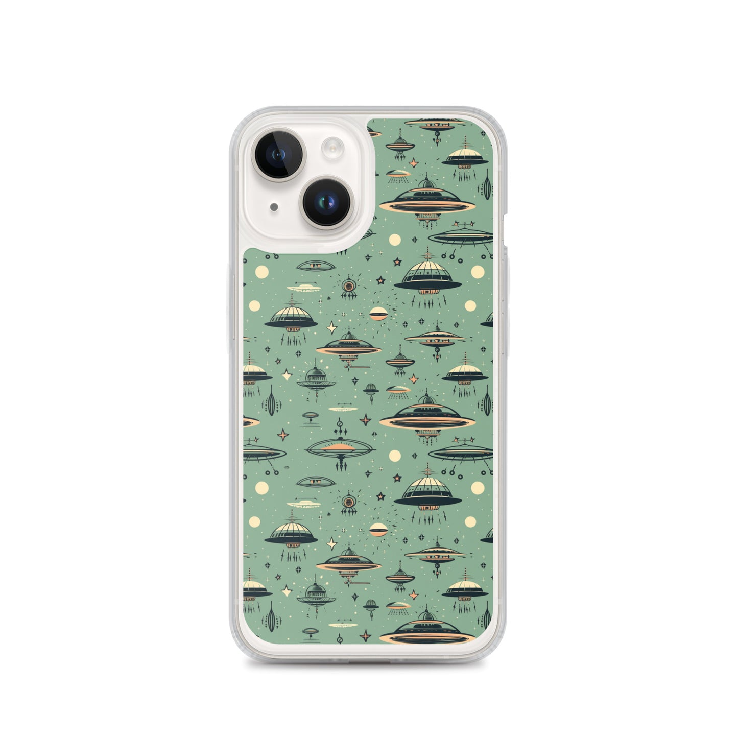 iPhone Case - Retro UFOs