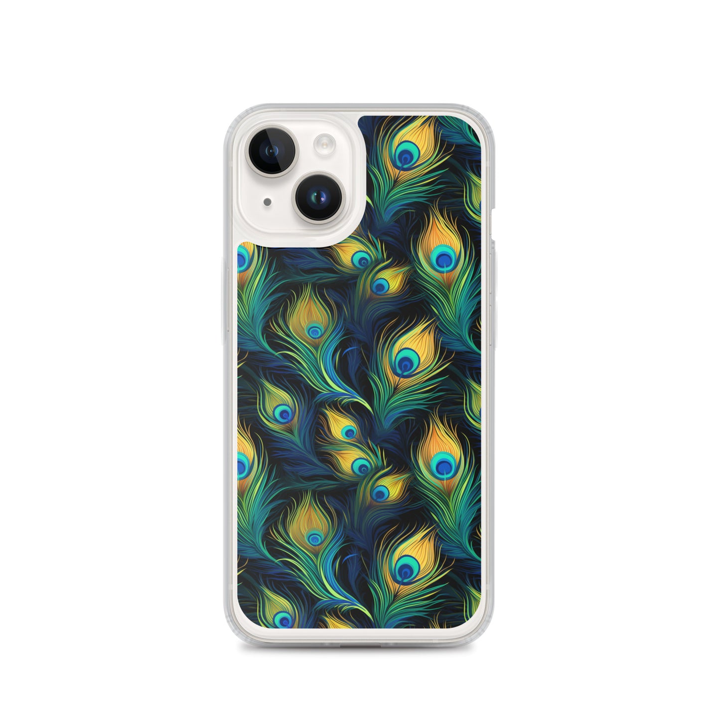 iPhone Case - Peacock Feather Pattern