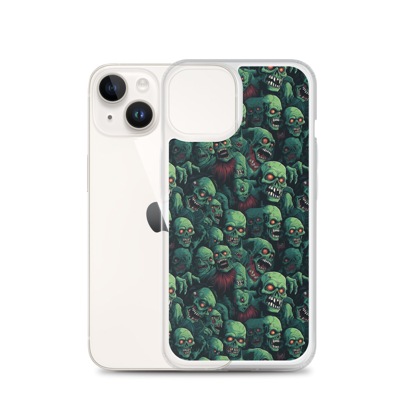 iPhone Case - Red Eyed Zombie Skulls