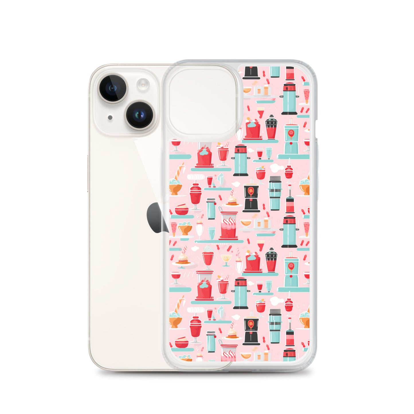 iPhone Case - Vintage Pink Soda Fountain