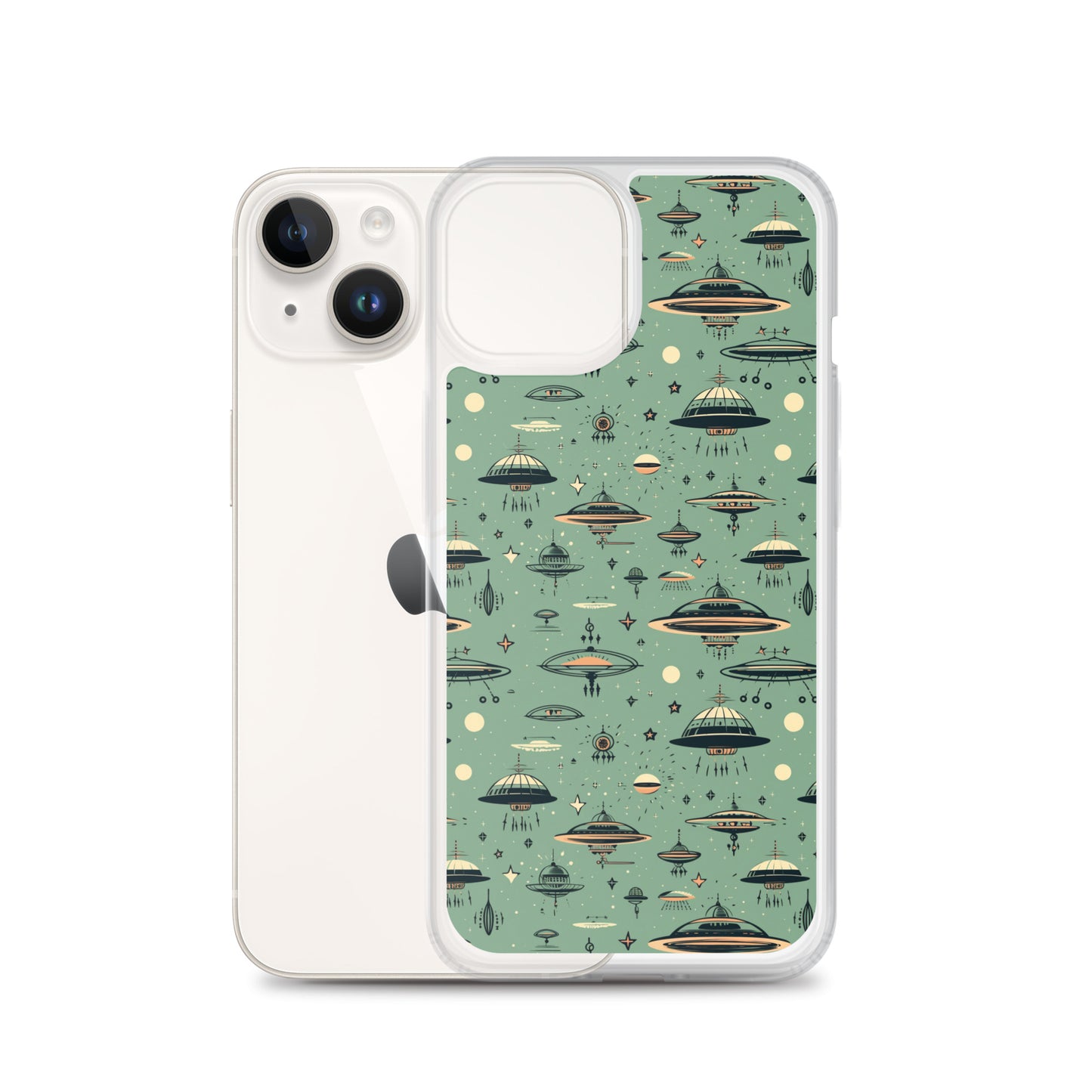 iPhone Case - Retro UFOs