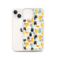 iPhone Case - Abstract Cats Pattern