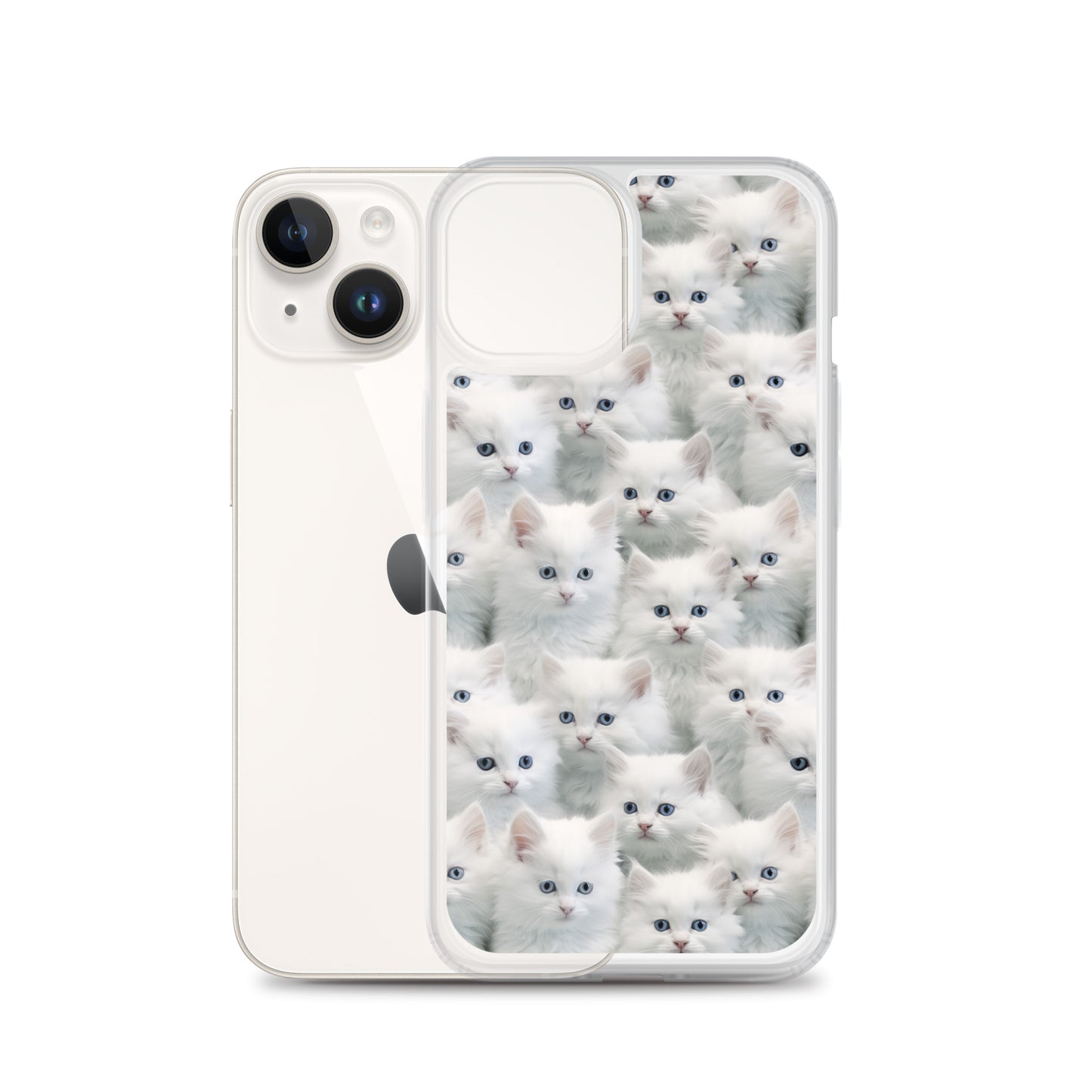 iPhone Case - Cute White Kittens