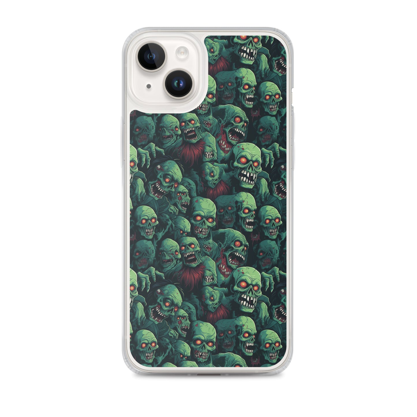 iPhone Case - Red Eyed Zombie Skulls