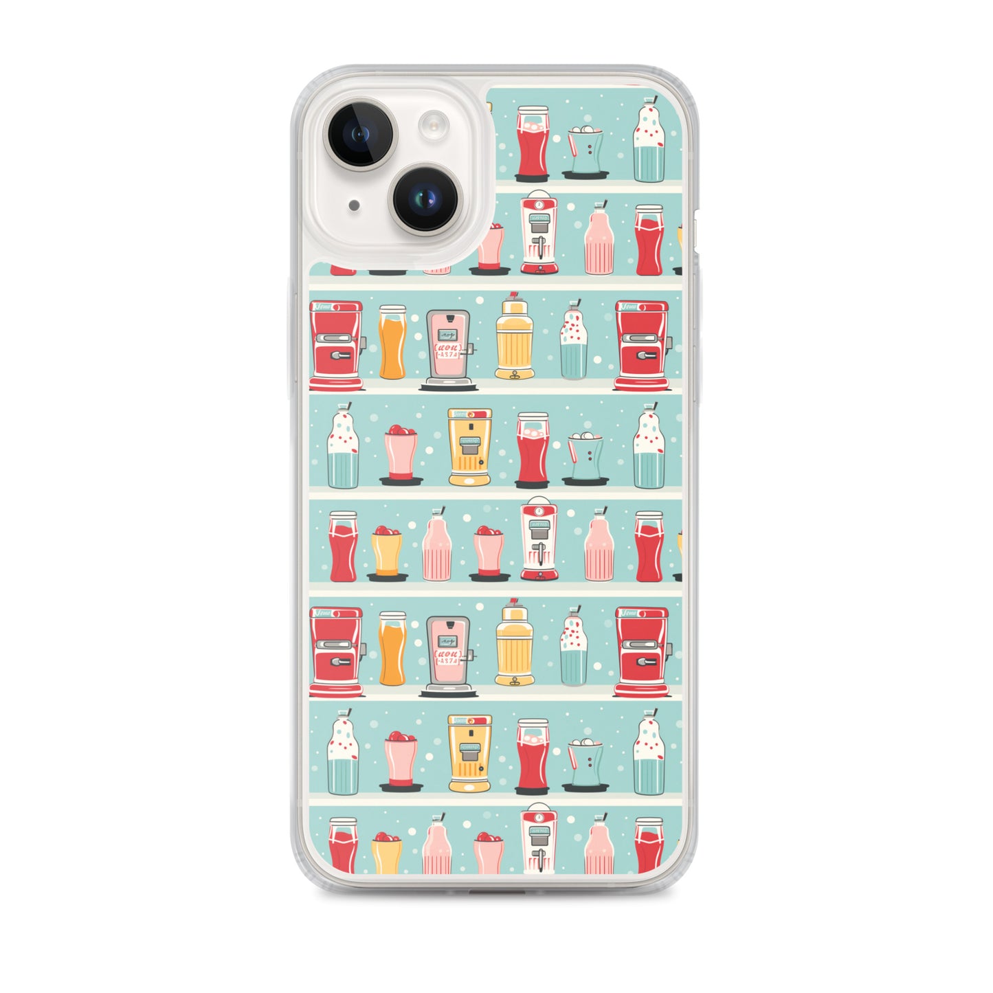 iPhone Case - Retro Soda Fountain Shelves