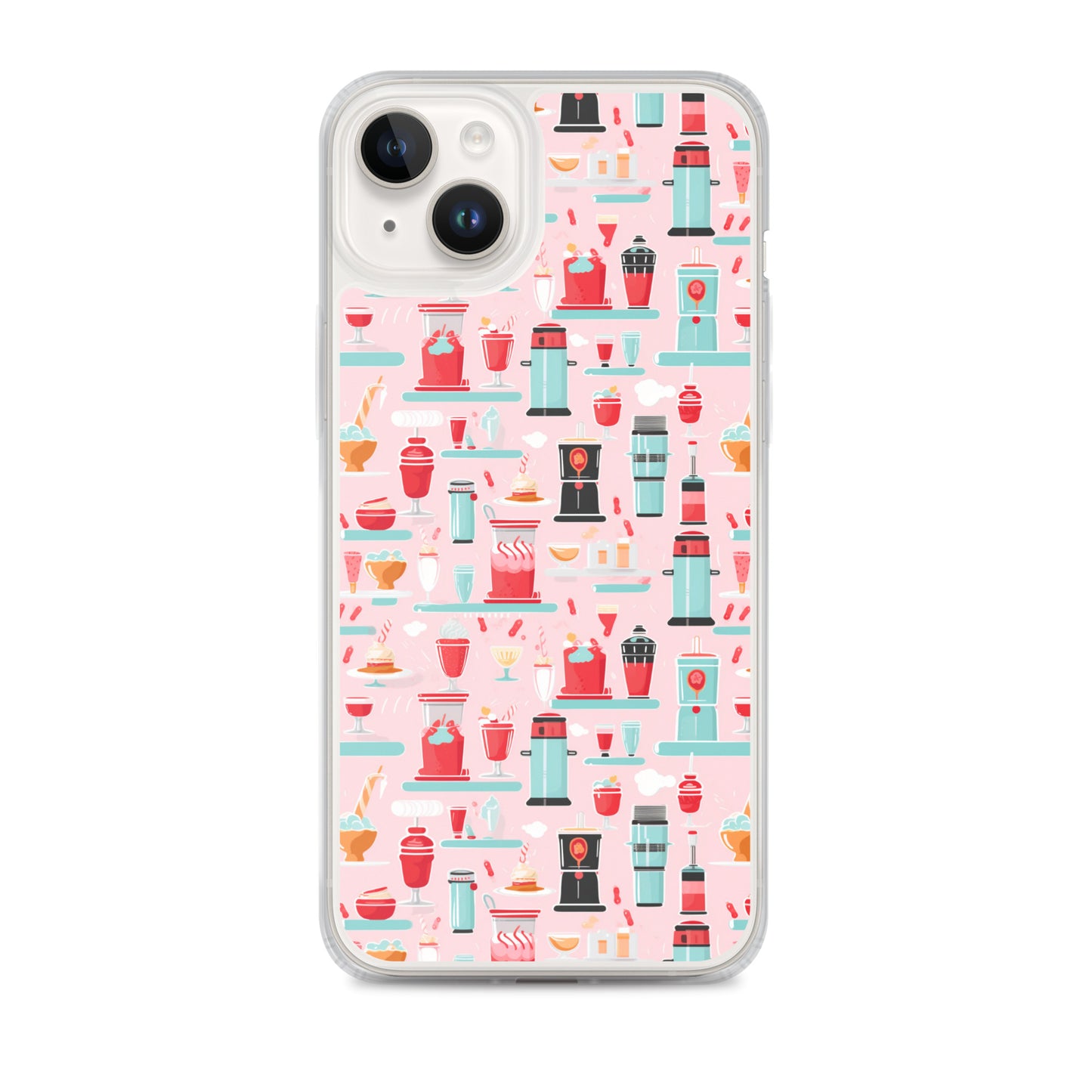 iPhone Case - Vintage Pink Soda Fountain