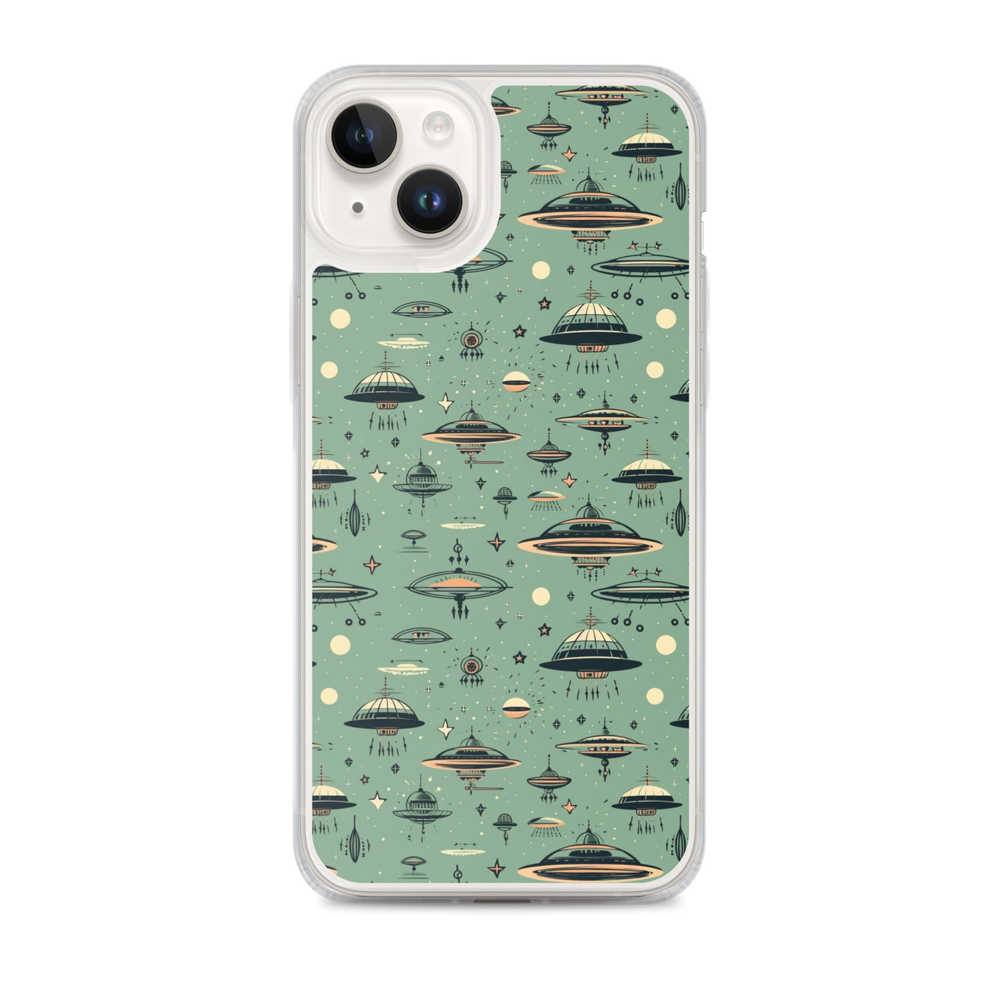 iPhone Case - Retro UFOs