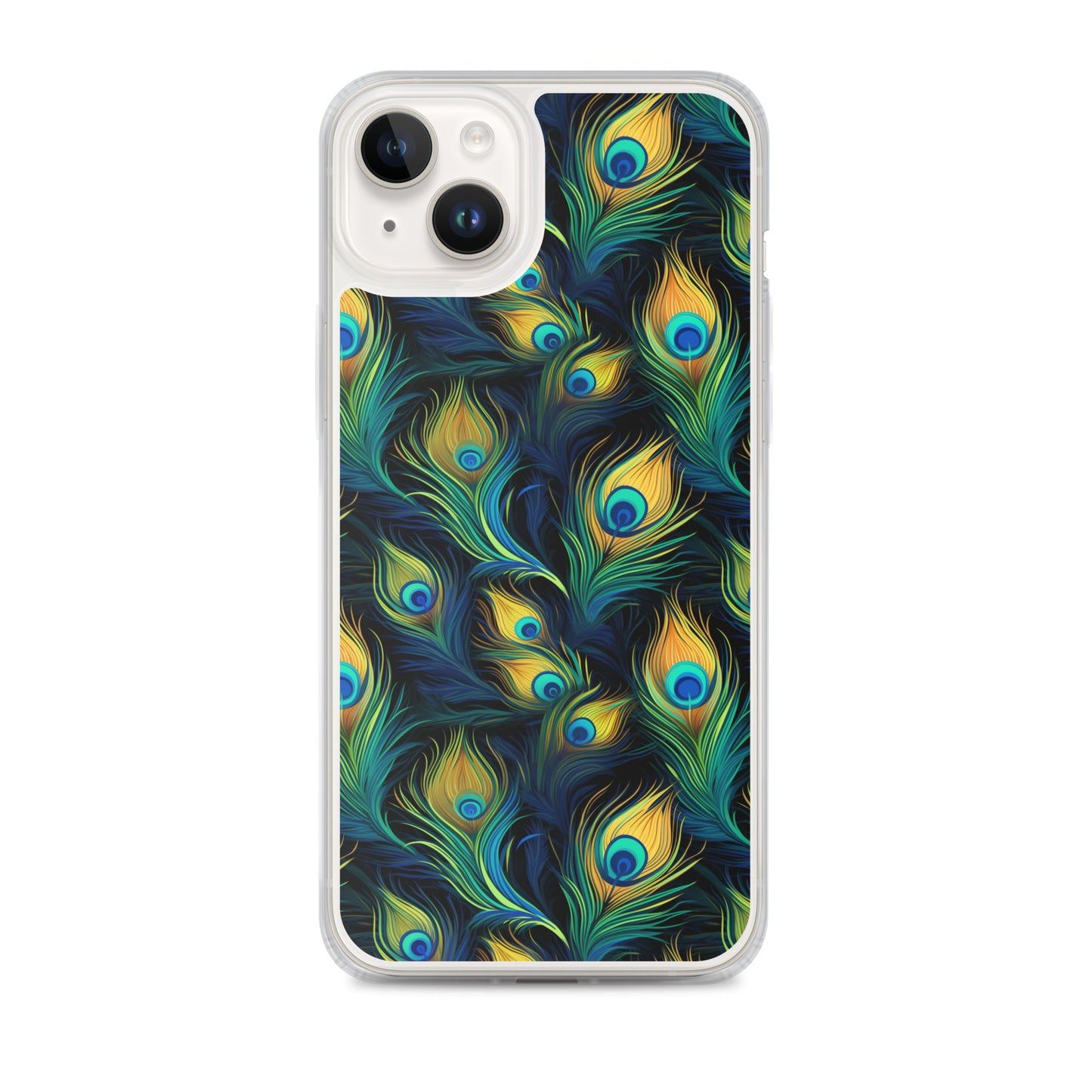 iPhone Case - Peacock Feather Pattern